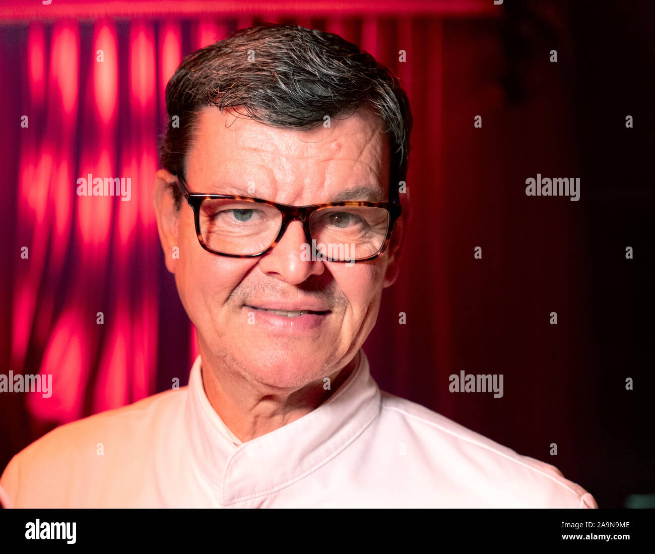 Stuttgart, Germany. 16th Nov, 2019. Former three-star chef Harald Wohlfahrt, recorded at the premiere of the Palazzo dinner show. Credit: Bernd Weißbrod/dpa/Alamy Live News Stock Photo