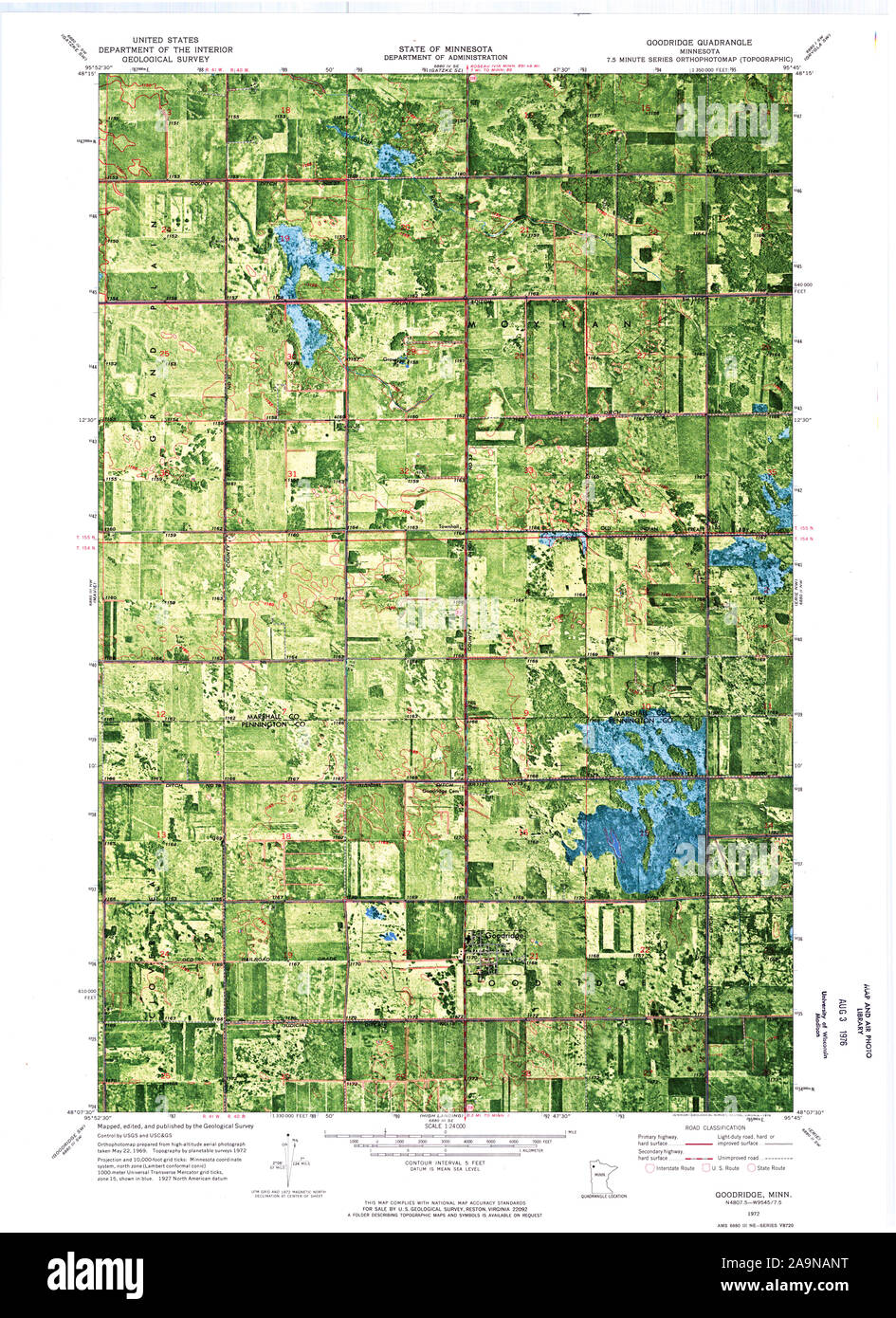 Goodridge minnesota map hires stock photography and images Alamy