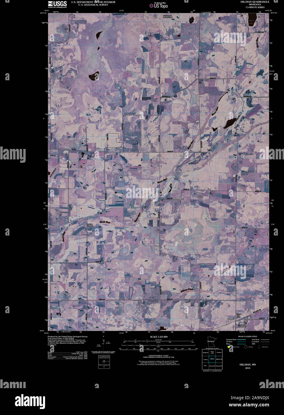 Map of hillman hires stock photography and images Alamy
