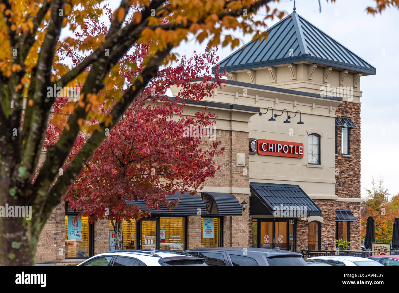 Chipotle Mexican Grill restaurant in Duluth, Georgia. (USA) Stock Photo