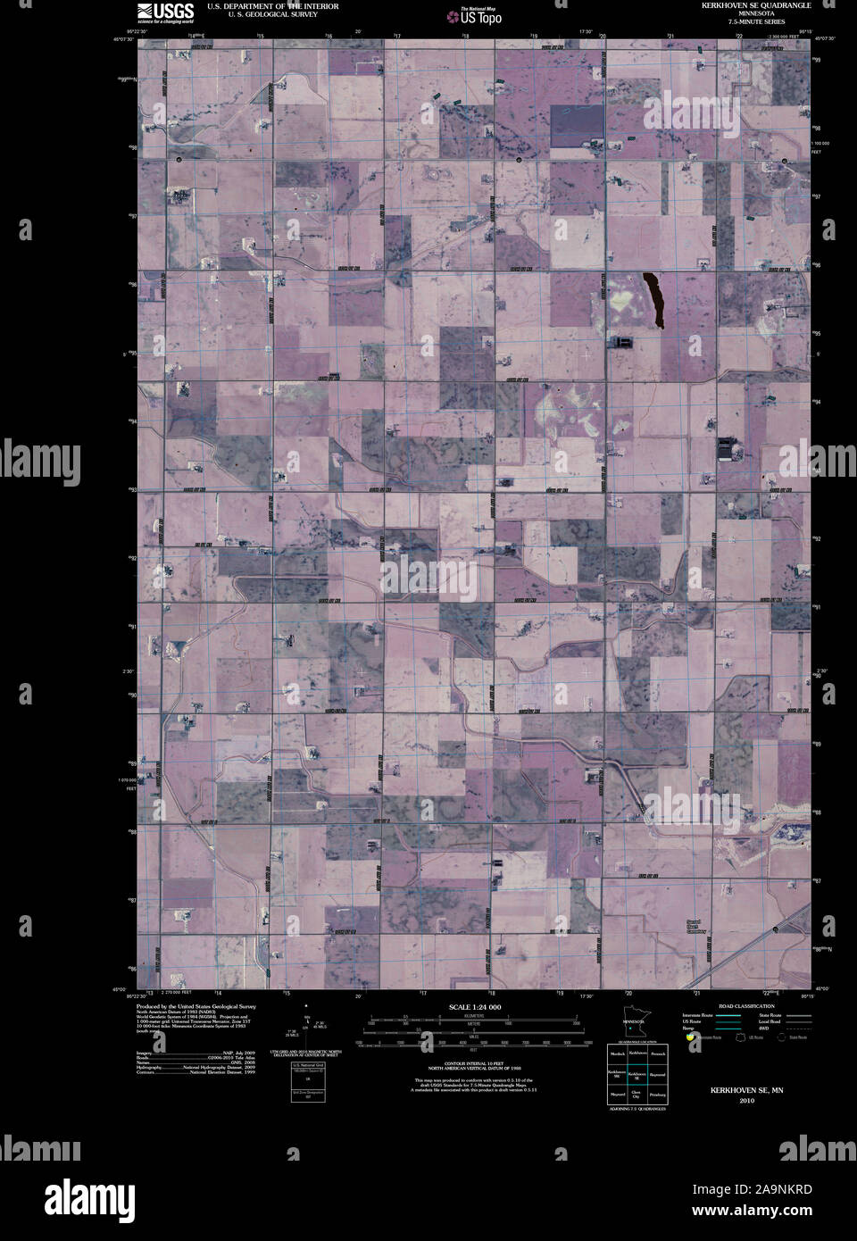 Map of kerkhoven minnesota hires stock photography and images Alamy