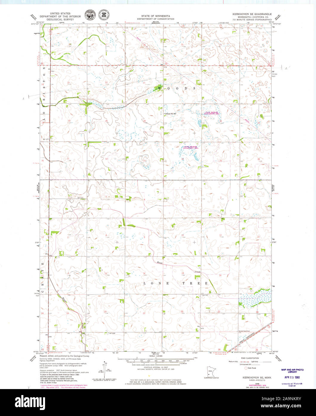 Map of kerkhoven minnesota hires stock photography and images Alamy