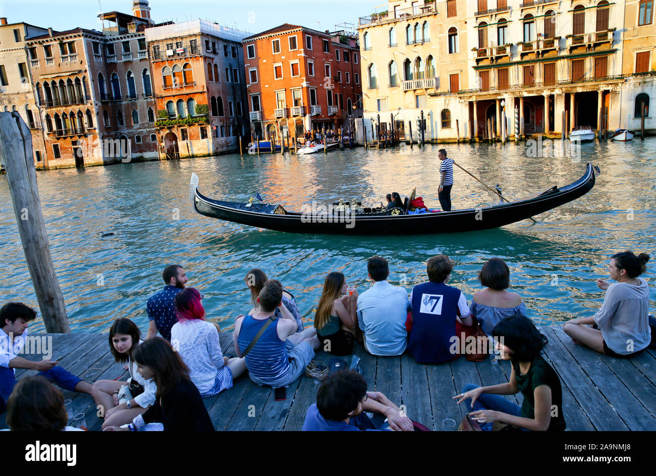 Grand Canal in Venice Stock Photo