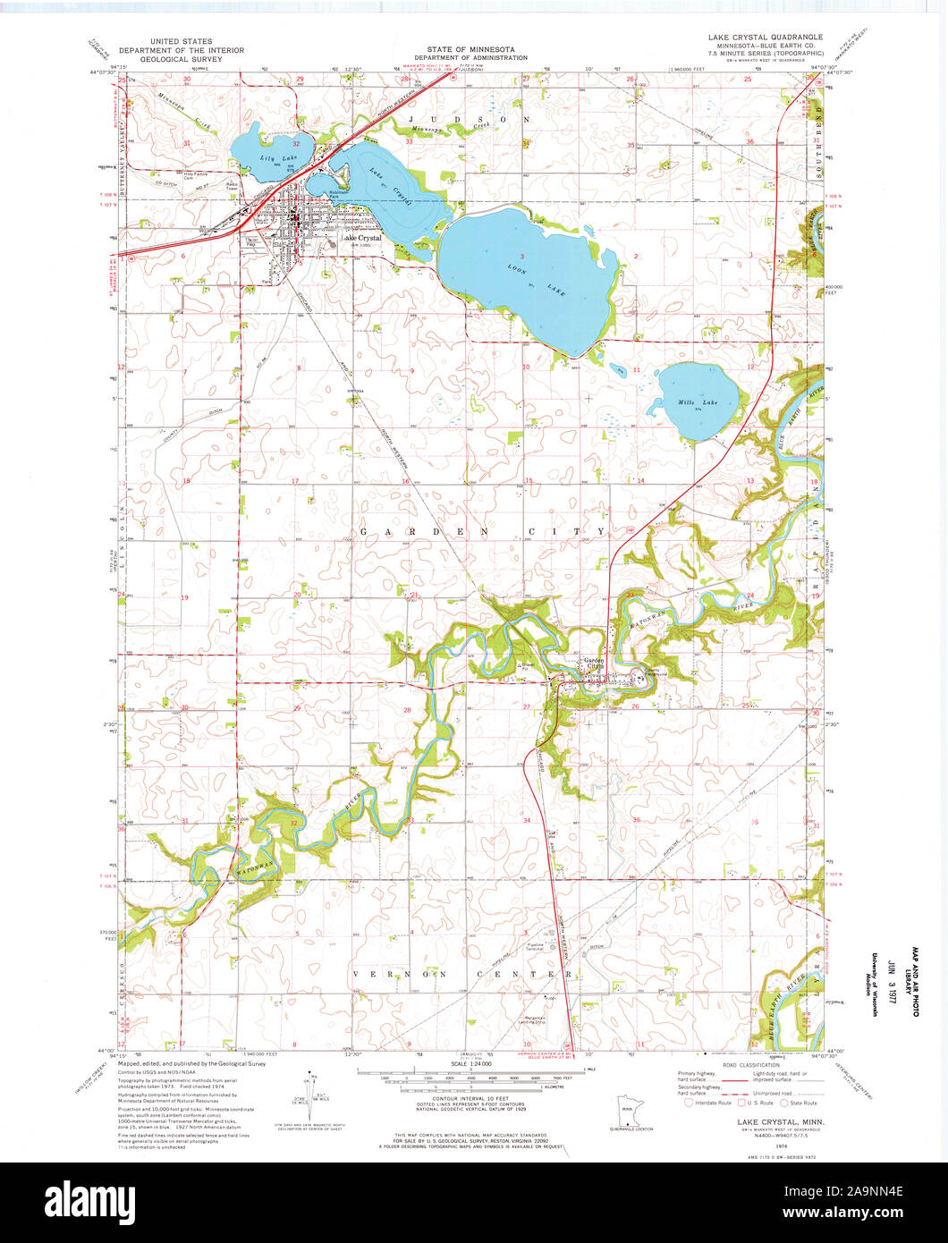 Crystal minnesota map Cut Out Stock Images & Pictures Alamy