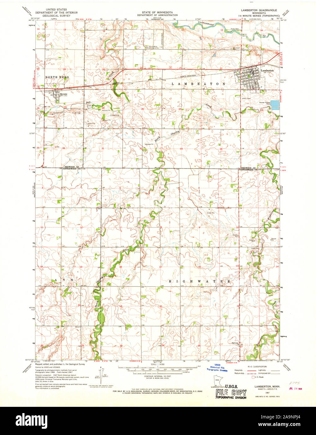 Map of lamberton hires stock photography and images Alamy