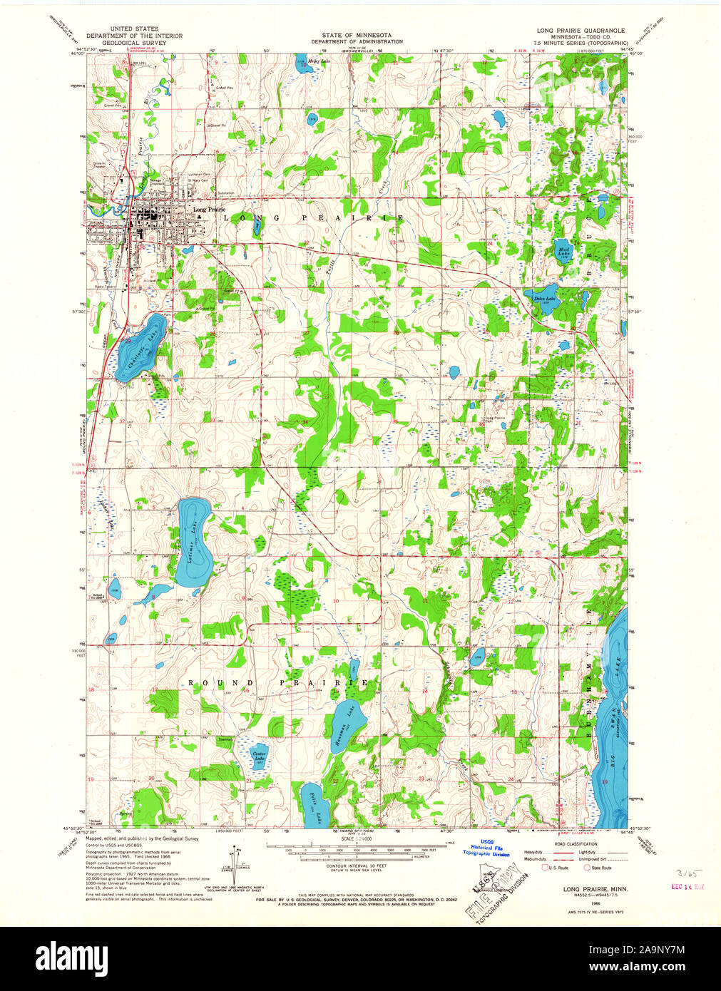 Map of long prairie hires stock photography and images Alamy