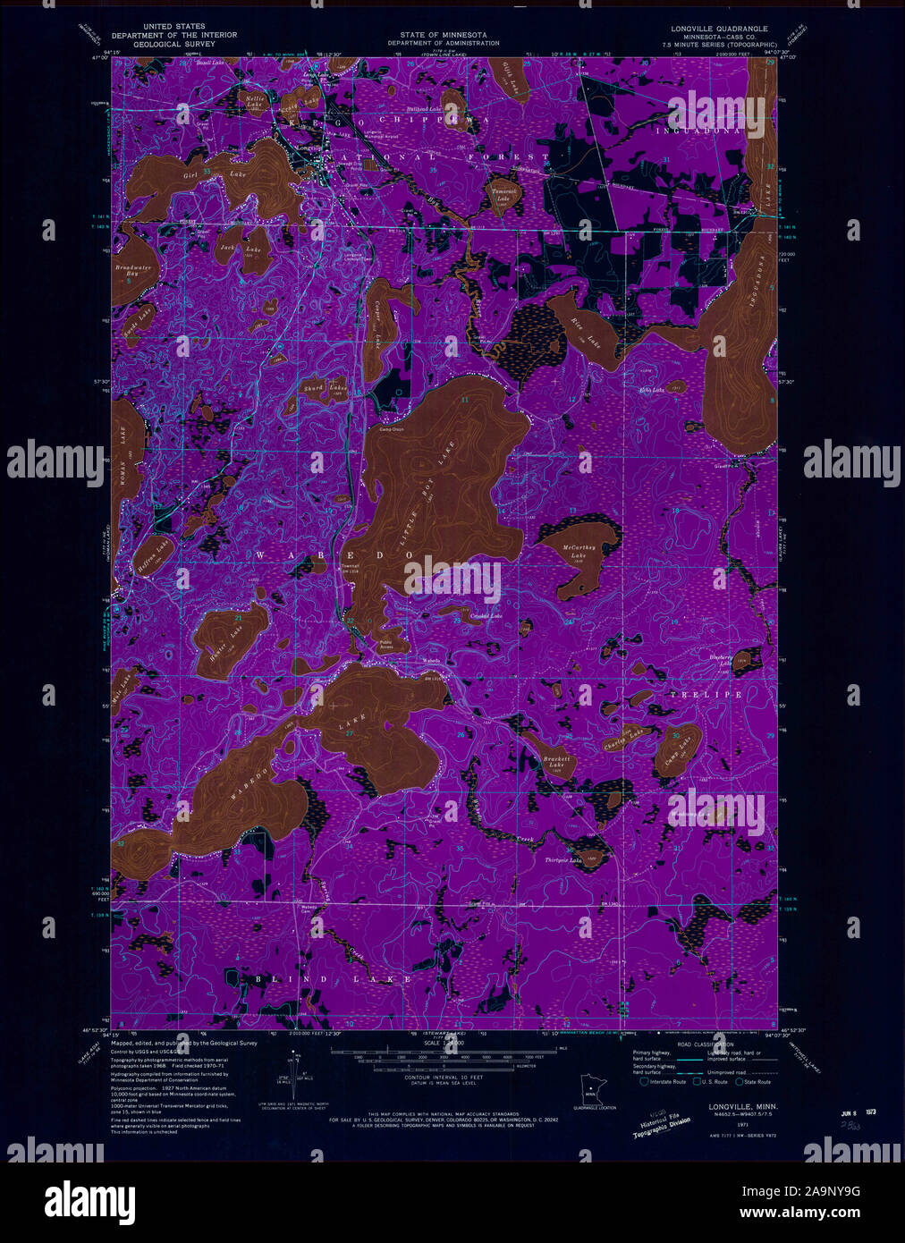 Longville map hires stock photography and images Alamy