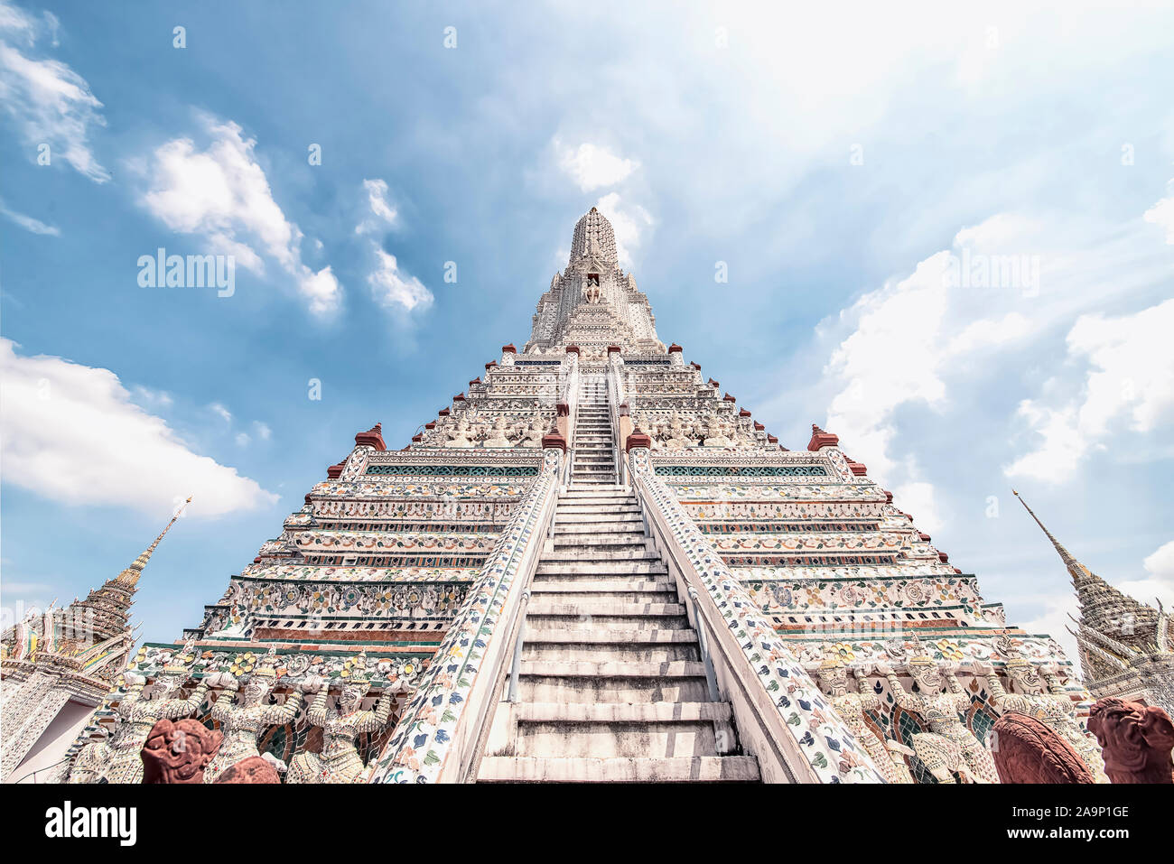 Wat Arun temple in Bangkok, Thailand Stock Photo