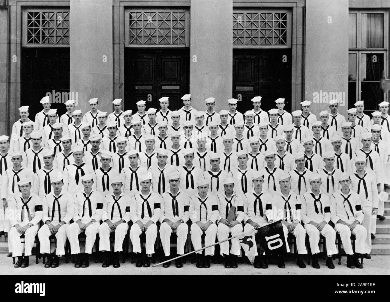 Company Ten Navy V-12 Unit, MIT, Cambridge Massachusetts, Cambridge, Massachusetts ca. 1946 Stock Photo