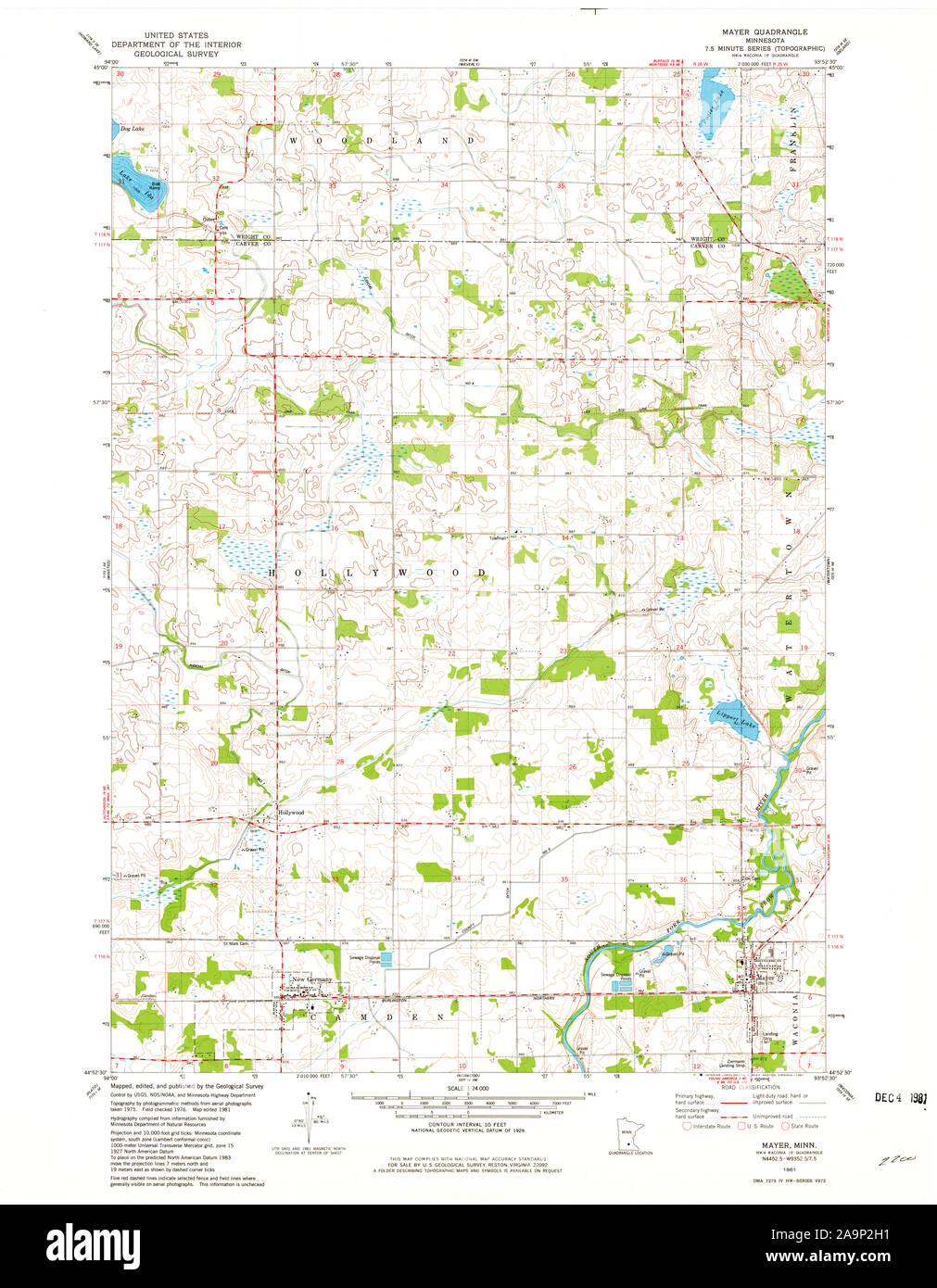 Map of mayer Cut Out Stock Images & Pictures Alamy
