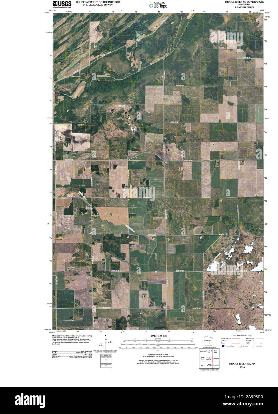 Middle river minnesota map hires stock photography and images Alamy