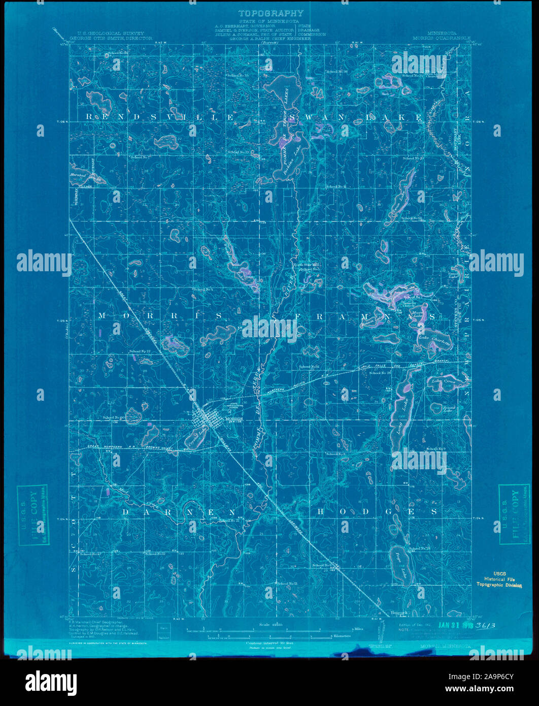 Map of morris minnesota hires stock photography and images Alamy