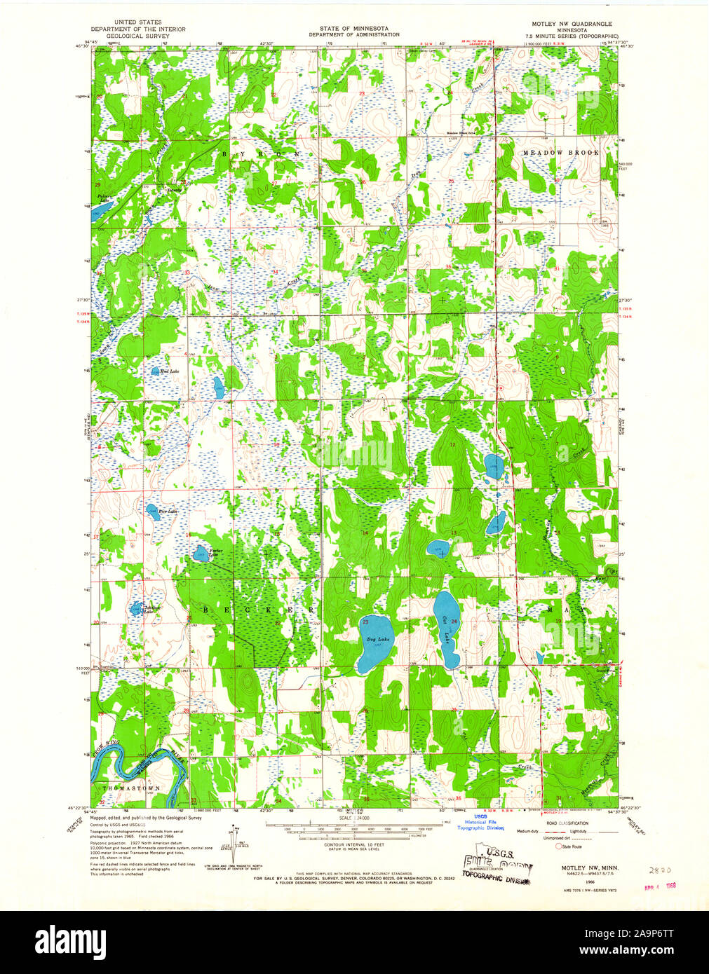 Map of motley minnesota hires stock photography and images Alamy