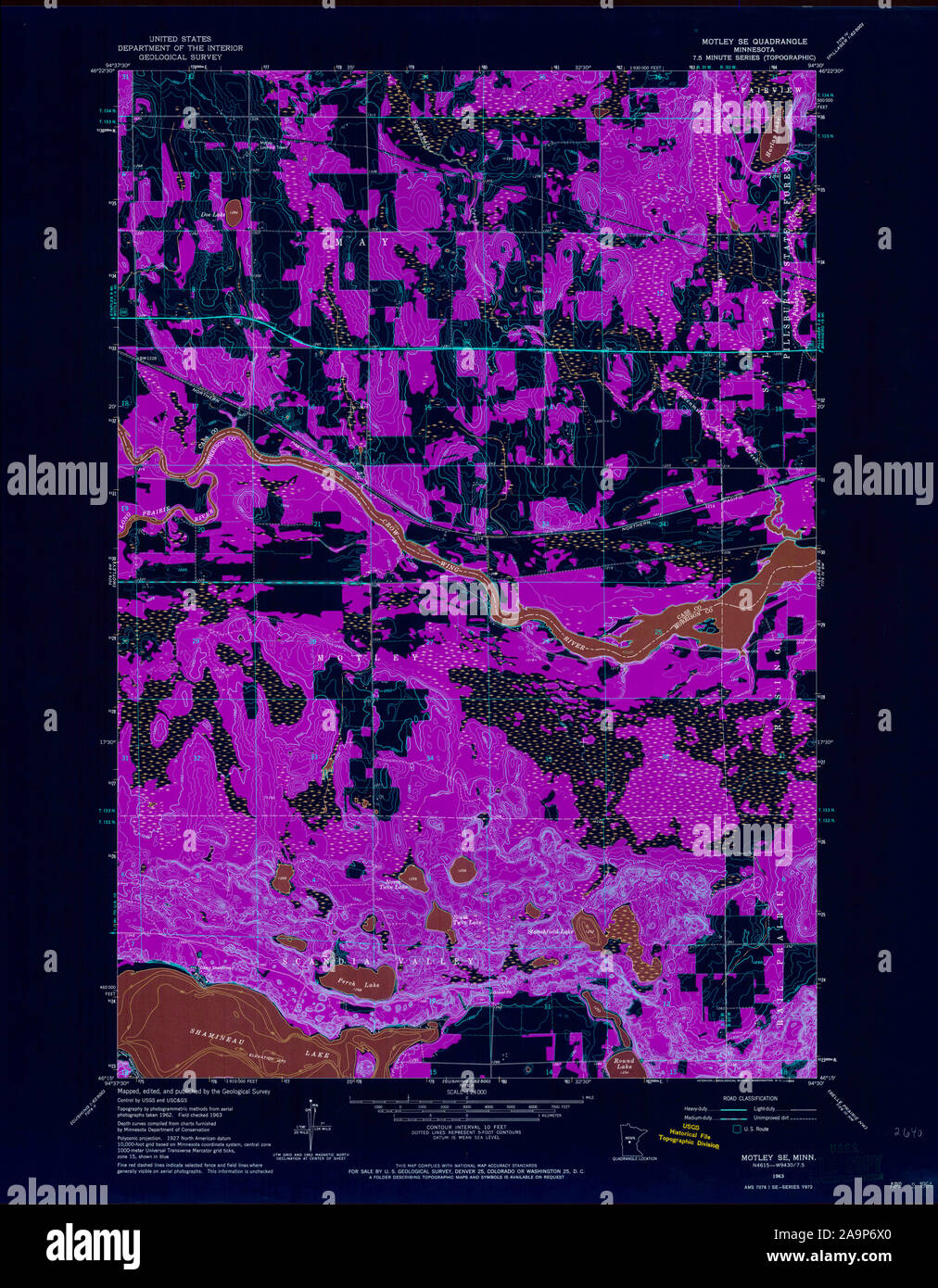 Map of motley minnesota hires stock photography and images Alamy
