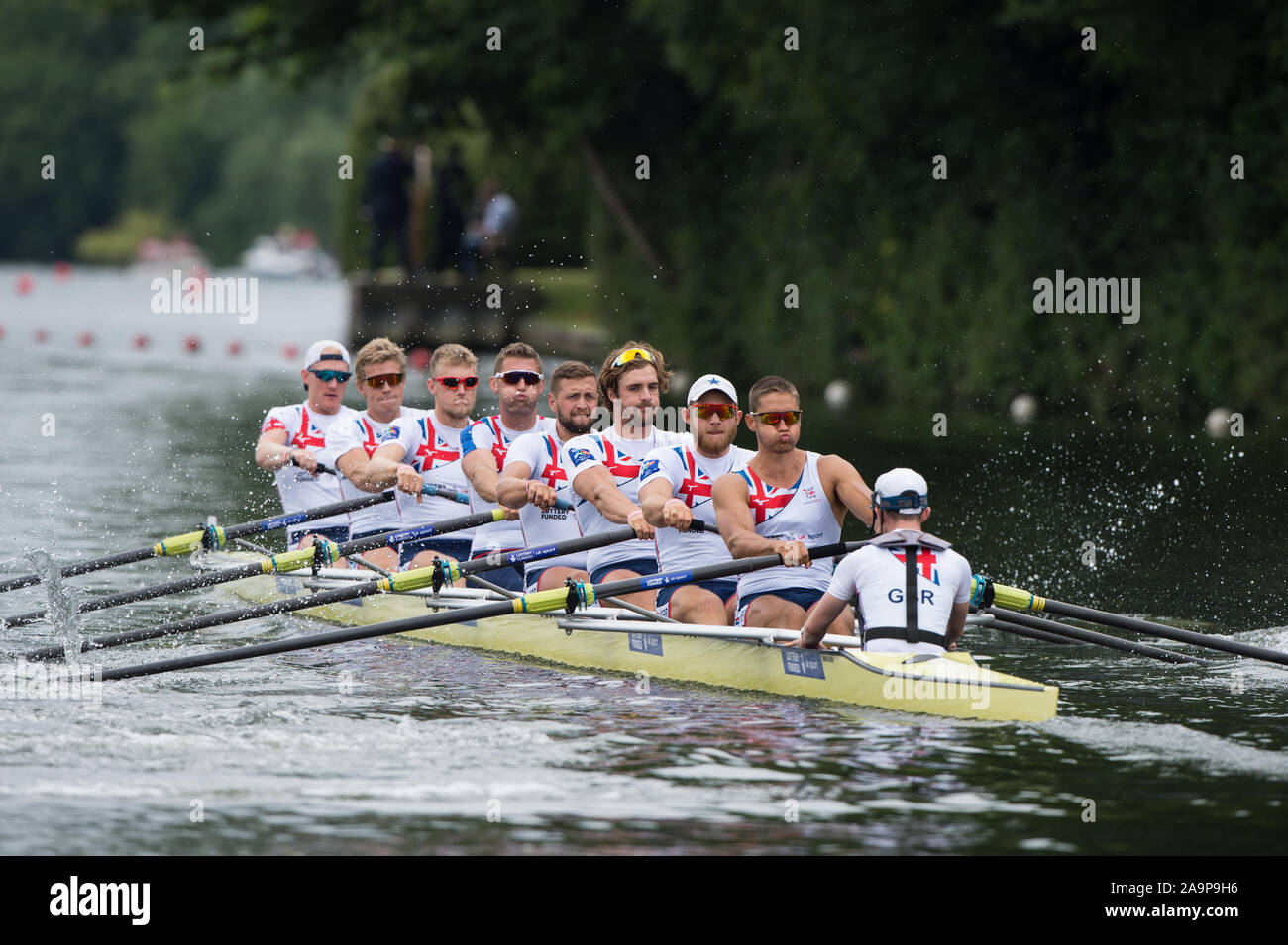 Henley-on-Thames. United Kingdom.  2017 Henley Royal Regatta, Henley Reach, River Thames.    13:08:40  Saturday  01/07/2017     [Mandatory Credit. Peter SPURRIER/Intersport Images. Stock Photo