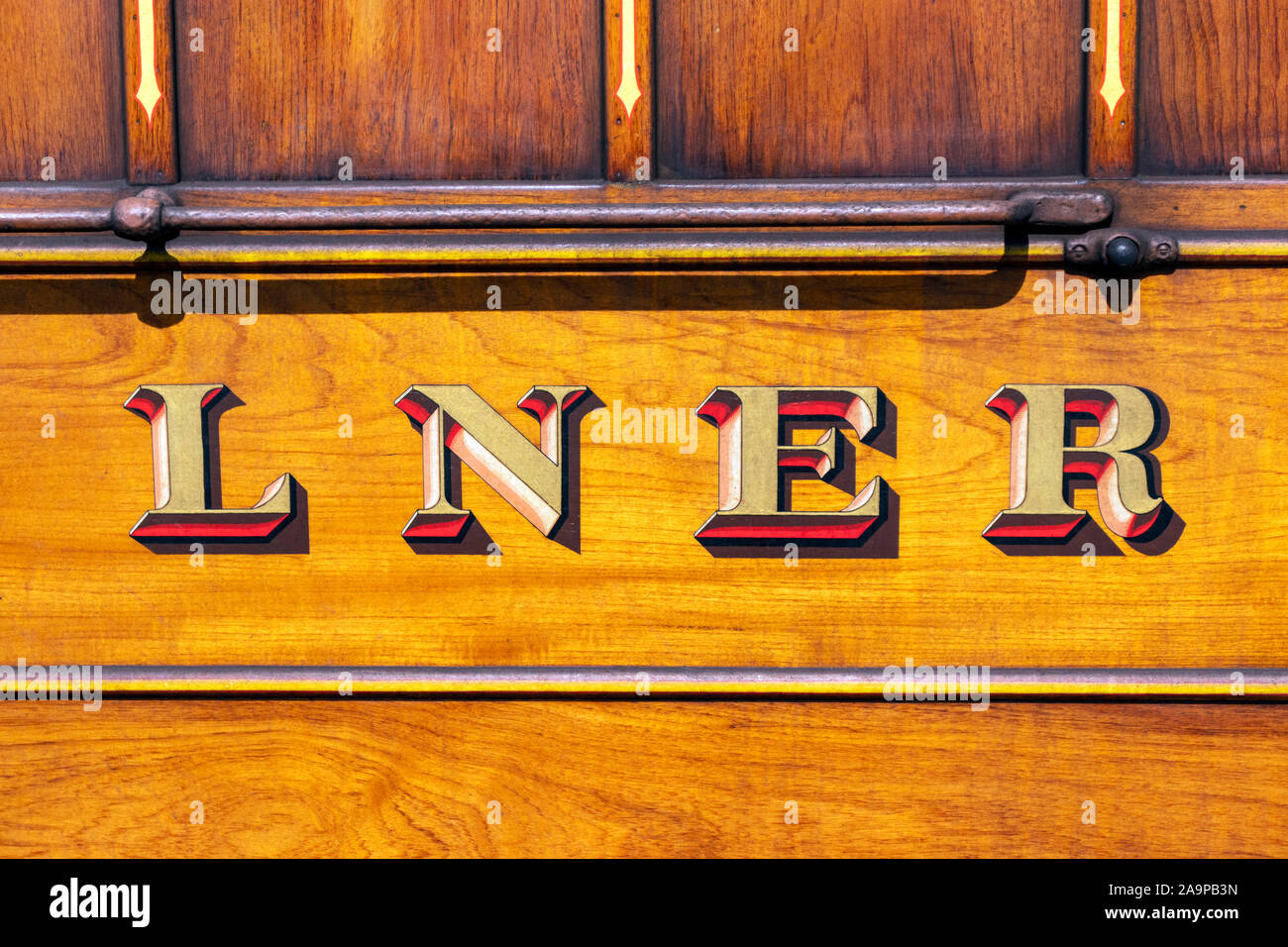 LNER Railway Carriage Stock Photo