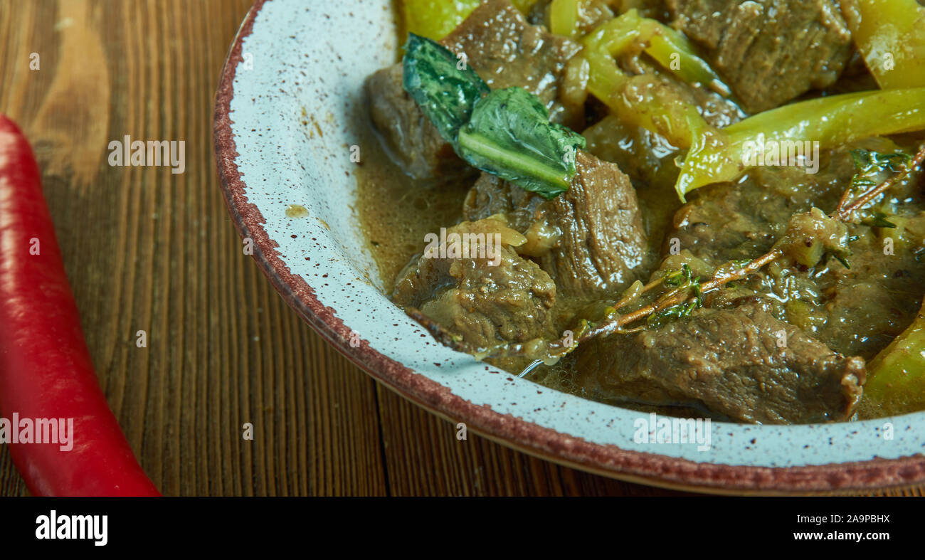 Caldillo Durangueno Traditional Beef Stew From Durango Mexico Stock Photo Alamy