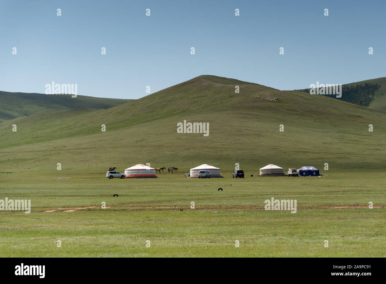Mongolian nomads tent hi-res stock photography and images - Alamy
