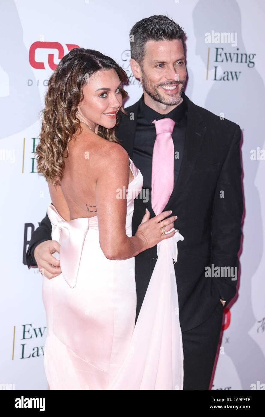 London, UK. 16th Nov, 2019. Michelle Heaton and Hugh Hanley attend the