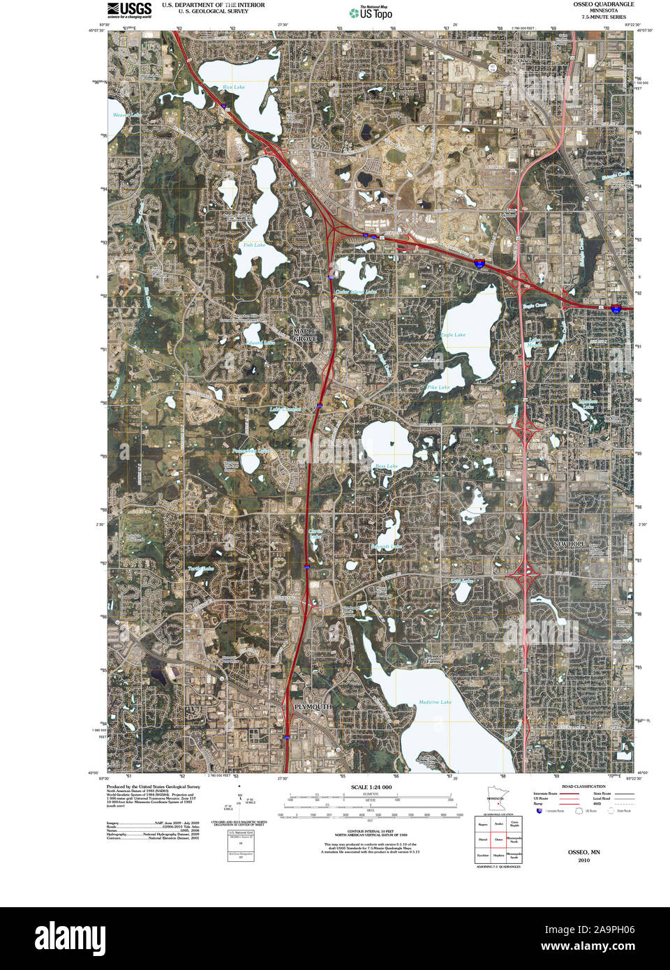 Map of osseo Cut Out Stock Images & Pictures Alamy
