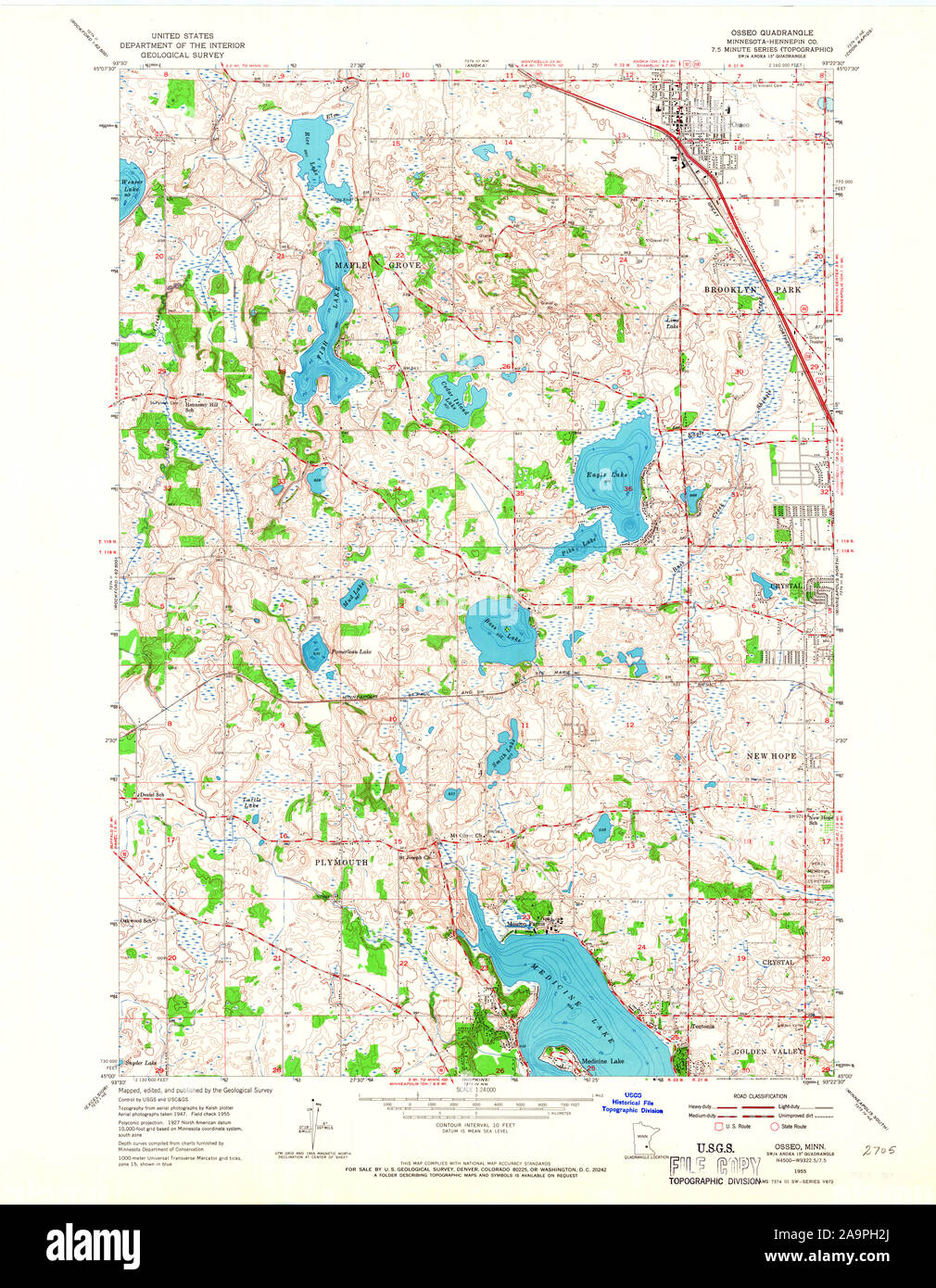 Map of osseo hires stock photography and images Alamy