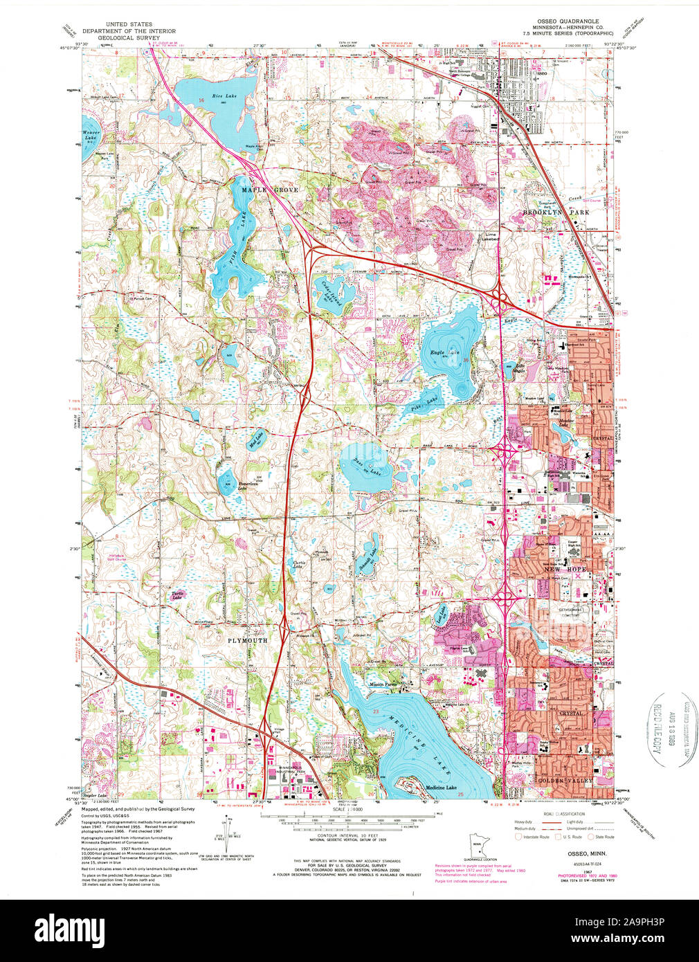 Osseo map hires stock photography and images Alamy