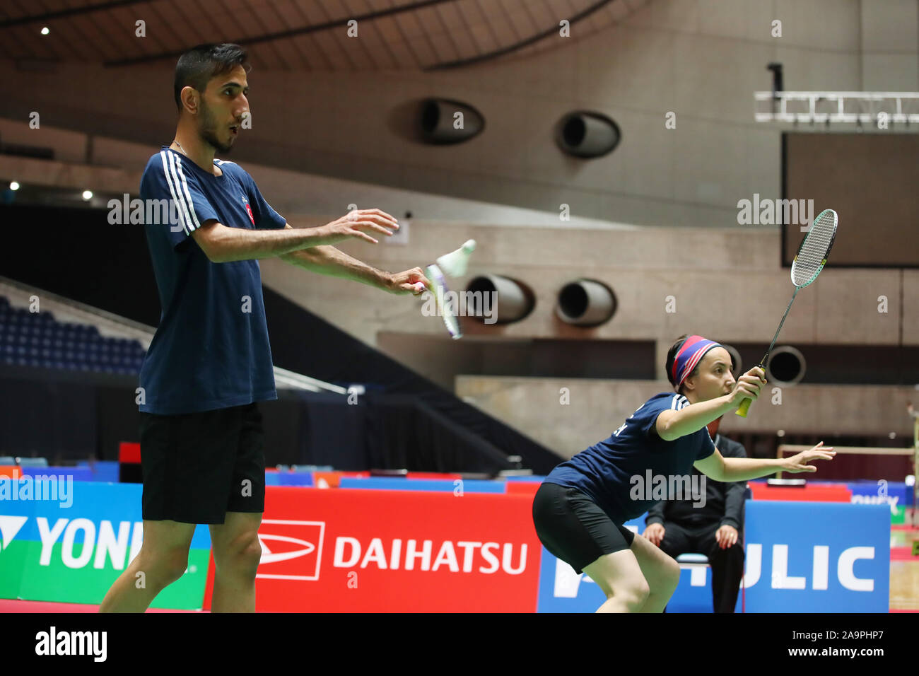 Tokyo, Japan. 17th Nov, 2019. Ilker Tuzcu & Halime Yidiz (TUR ...