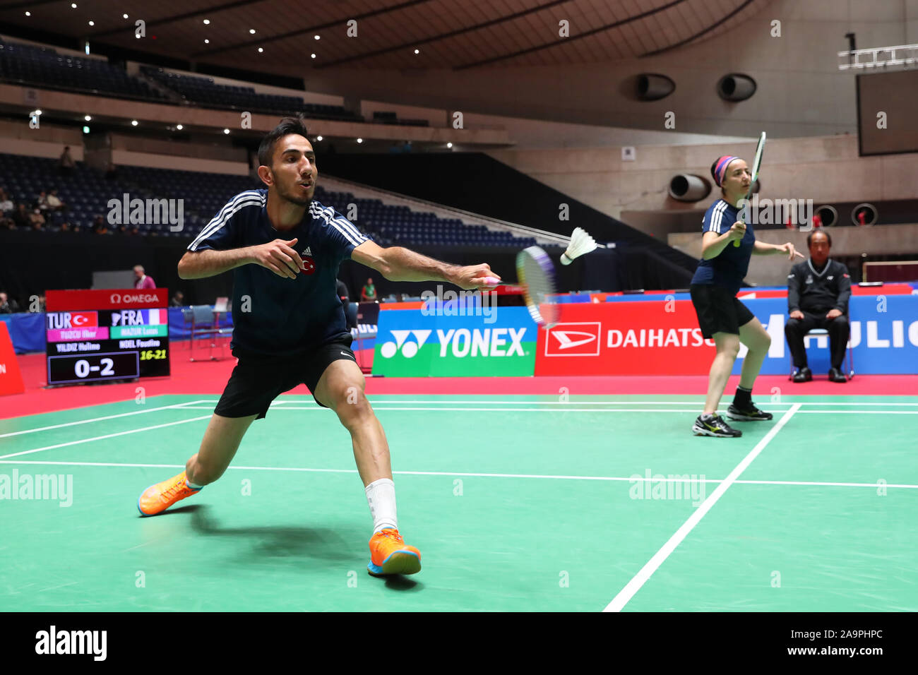Tokyo, Japan. 17th Nov, 2019. Ilker Tuzcu & Halime Yidiz (TUR ...