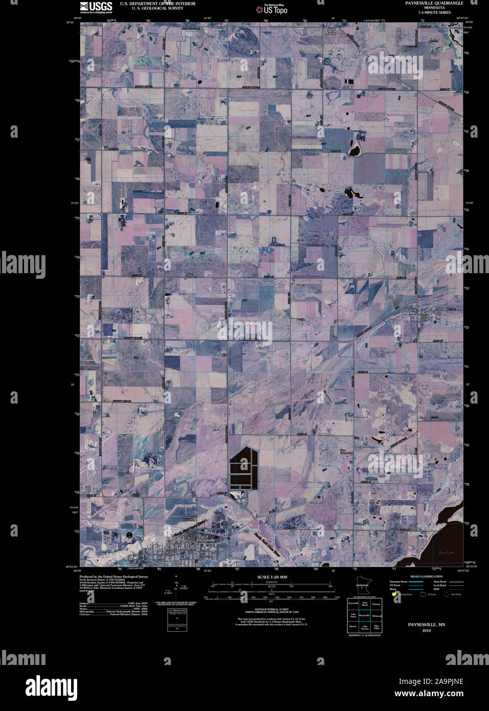 Map of paynesville hires stock photography and images Alamy