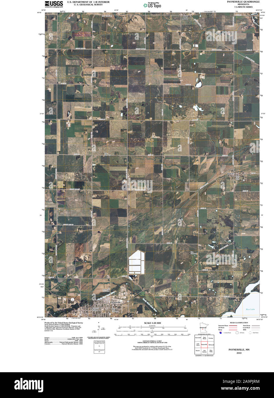 Map of paynesville hires stock photography and images Alamy