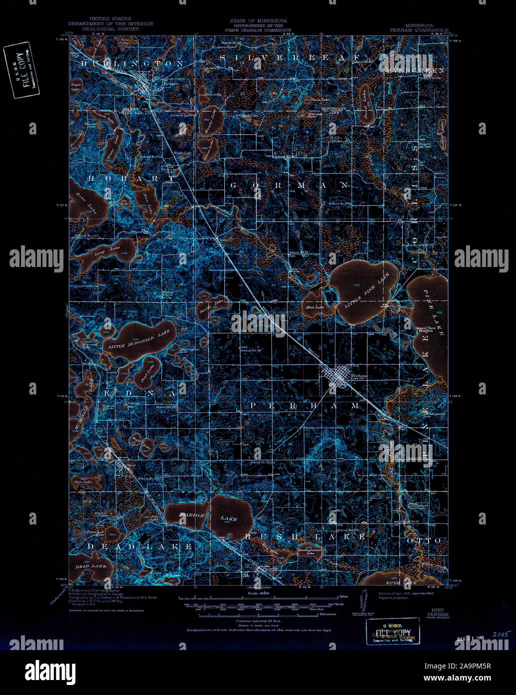 Map of perham hires stock photography and images Alamy