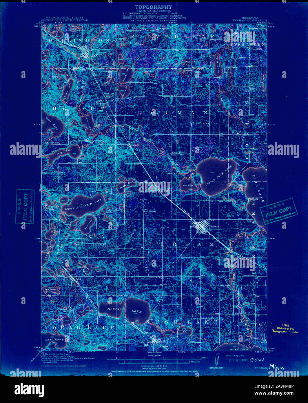 Map of perham hires stock photography and images Alamy