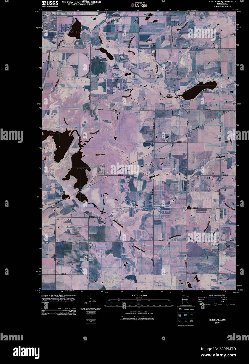 Map of pierz hires stock photography and images Alamy