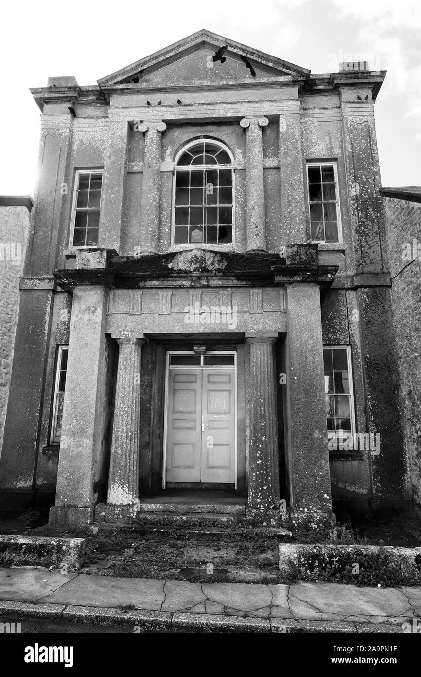 The 19th century Literary Institute, St. Just, Cornwall, UK - John Gollop Stock Photo