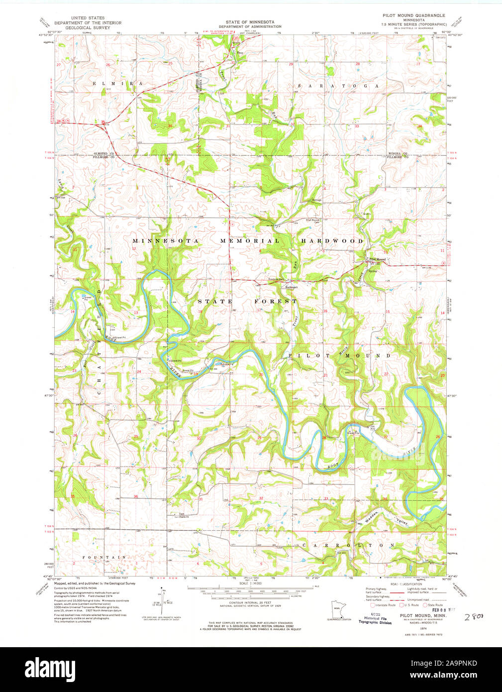 Map of pilot mound hires stock photography and images Alamy