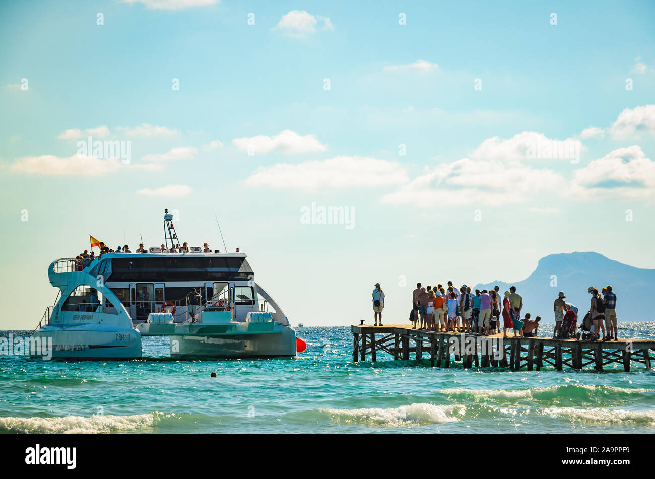 Alcudia Pier Stock Photos Alcudia Pier Stock Images Alamy
