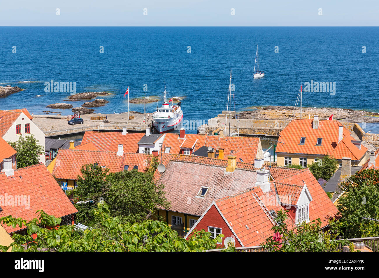 Gudhjem Denmark Stock Photos Gudhjem Denmark Stock Images Alamy