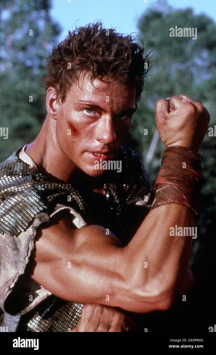 JEAN-CLAUDE VAN DAMME in CYBORG (1989), directed by ALBERT PYUN. Credit:  CANNON FILMS / Album Stock Photo - Alamy