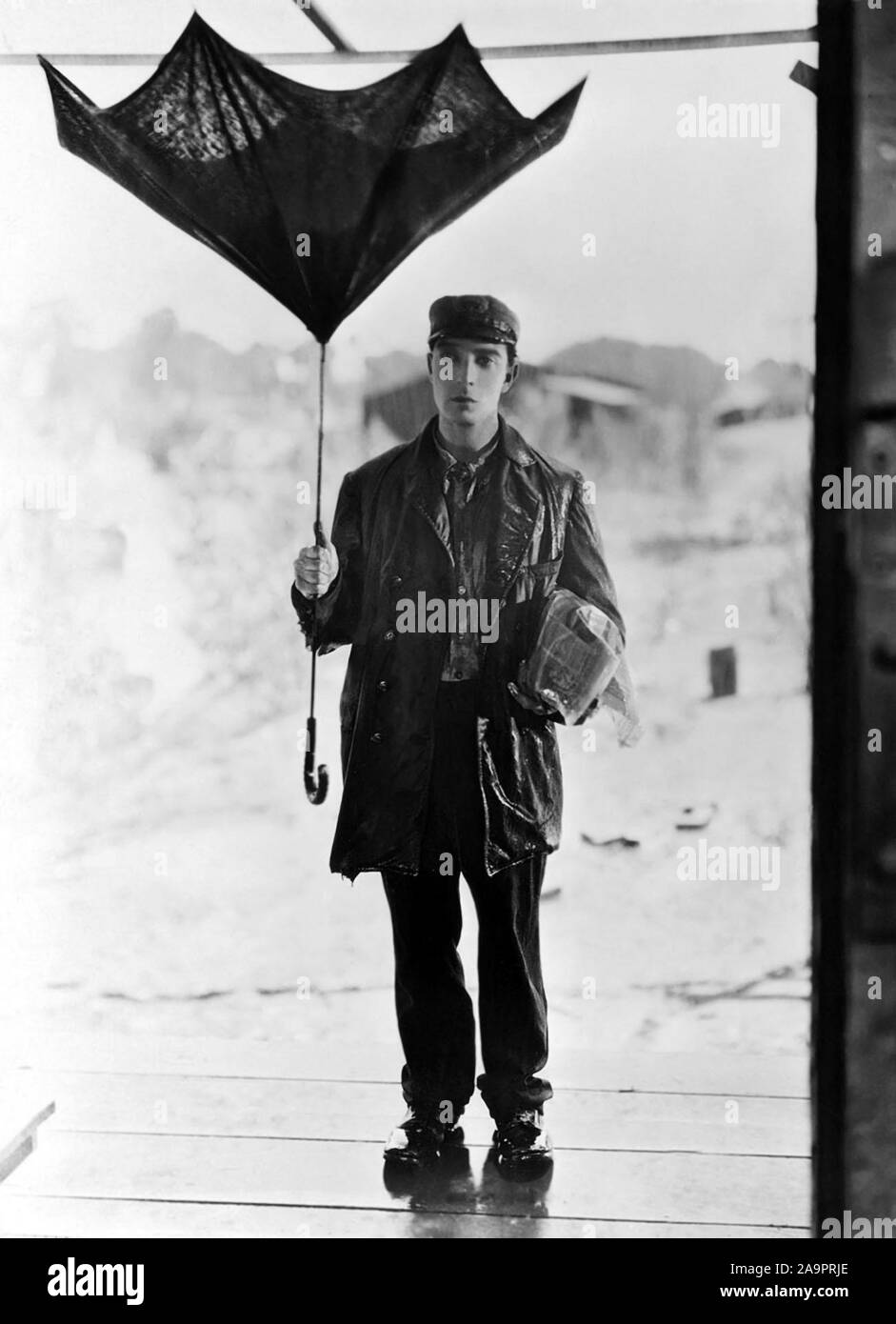 BUSTER KEATON in STEAMBOAT BILL JR. (1928), directed by CHARLES REISNER