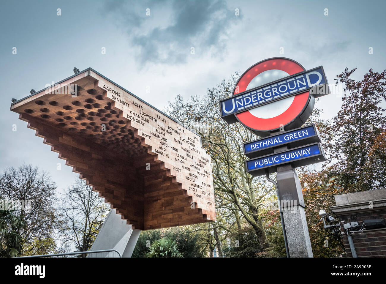 Stairway to Heaven, Bethnal Green Memorial by Arboreal Architecture