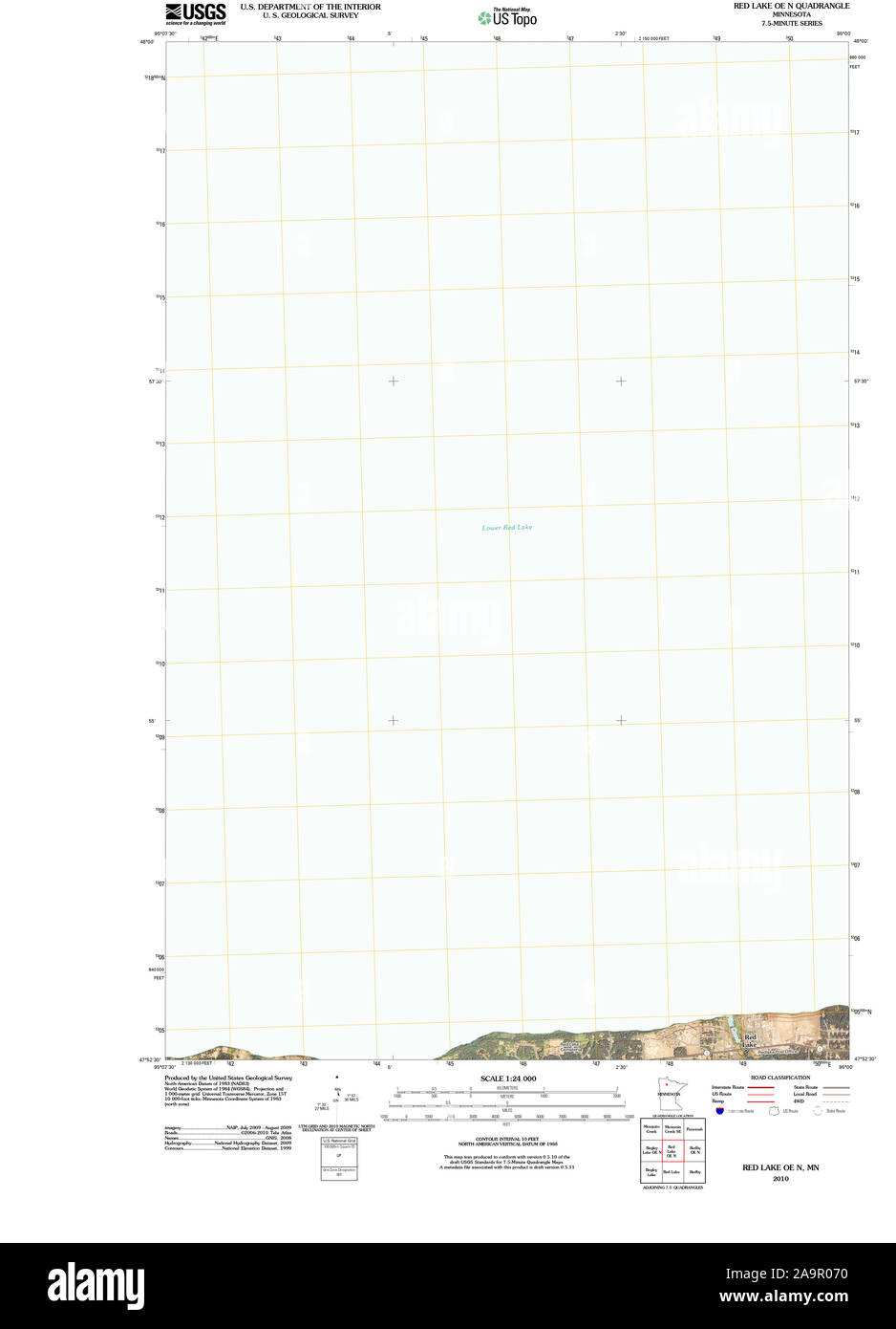 Red lake minnesota map hires stock photography and images Alamy