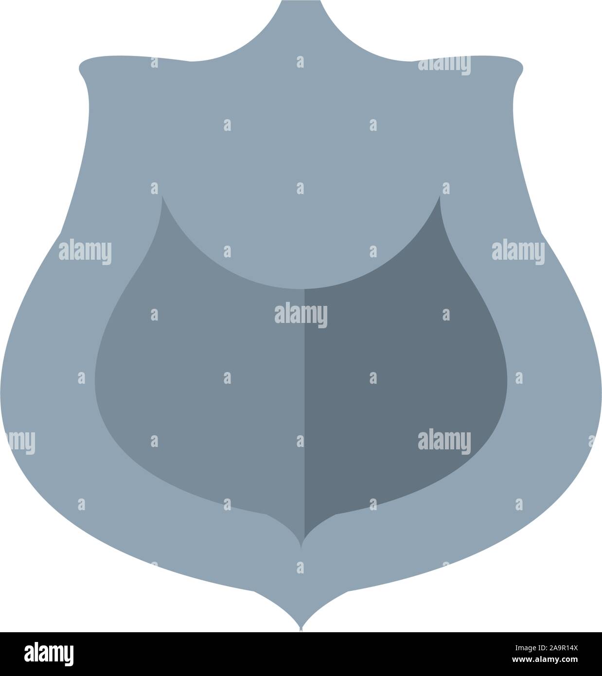 insignia shield antique medieval flat design vector illustration Stock ...