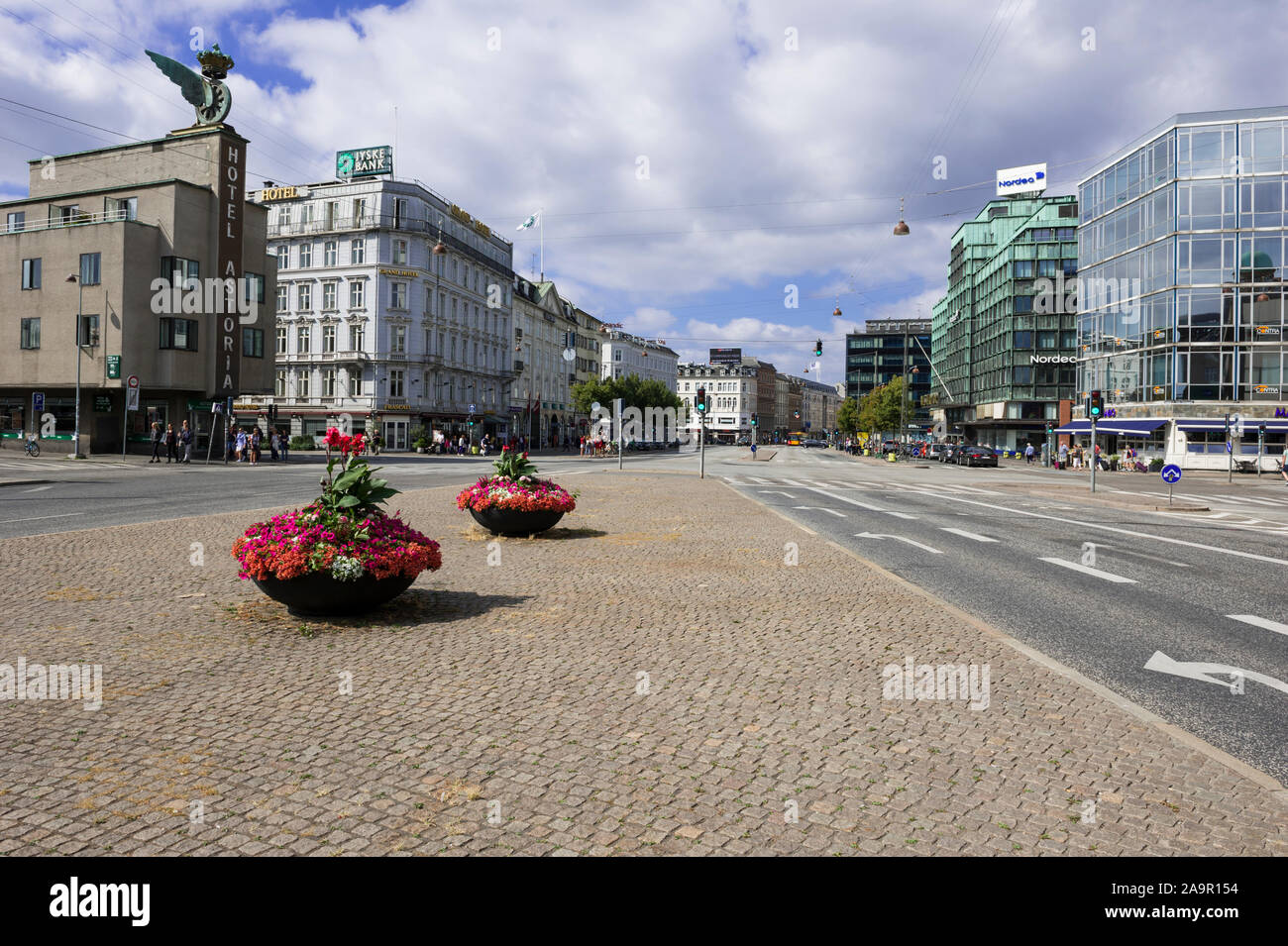 A scenic view of Copenhagen, Denmark Stock Photo