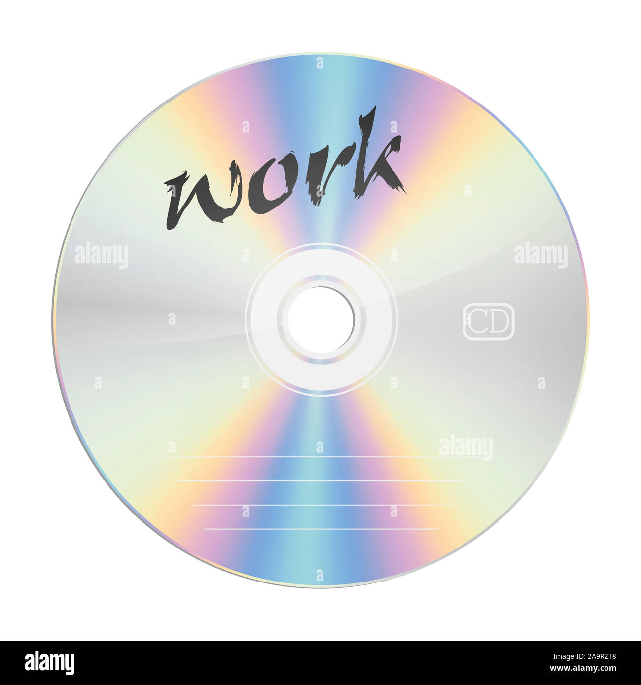 An image of a security compact disc work Stock Photo Alamy
