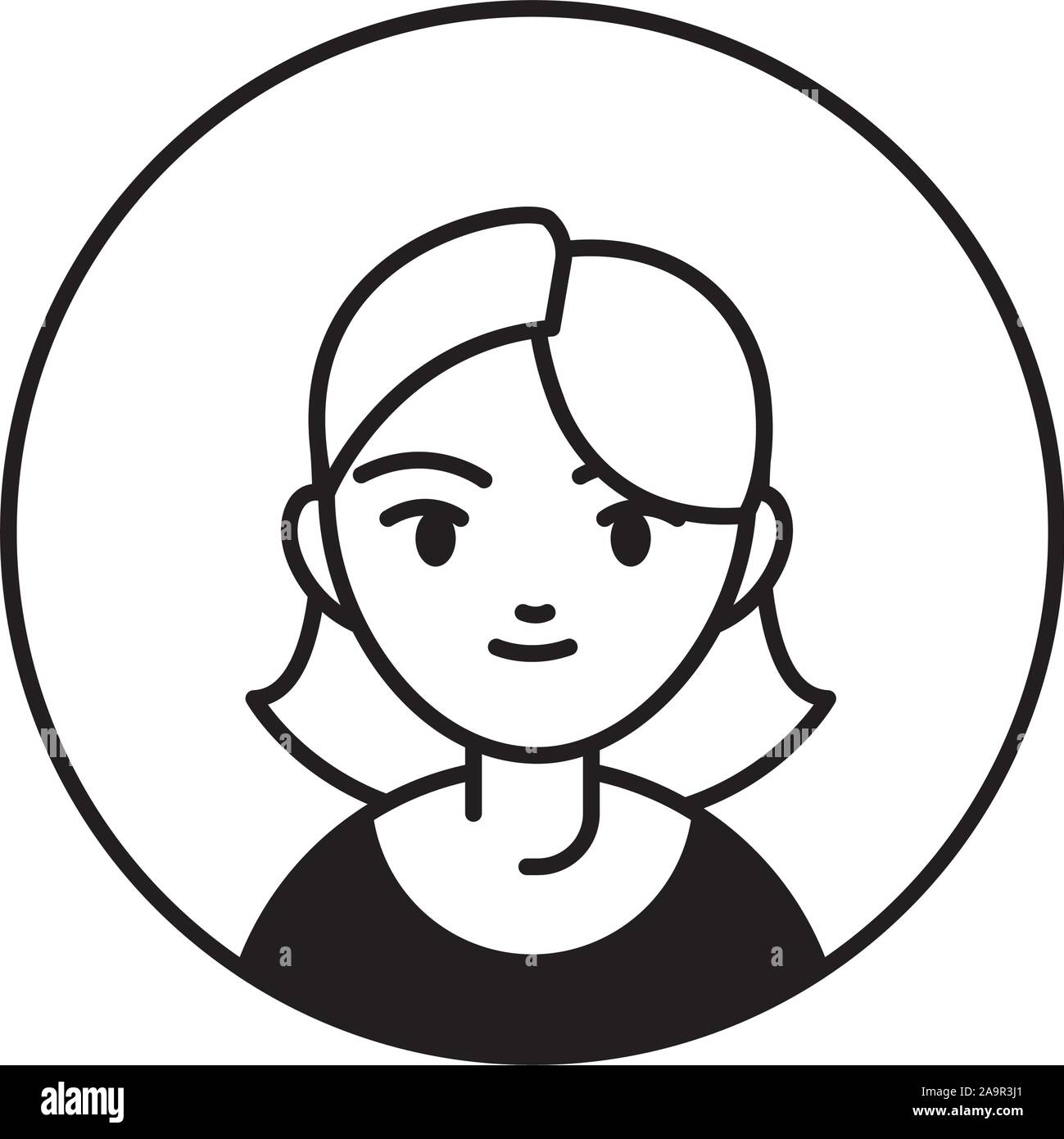 Young woman student avatar icon vector isolated Stock Vector Image & Art -  Alamy