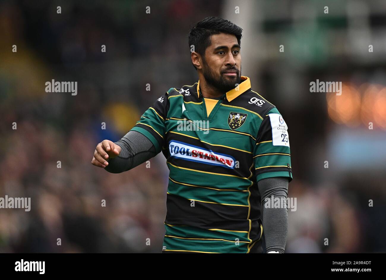 2019 ahsee tuala northampton saints hires stock photography and images