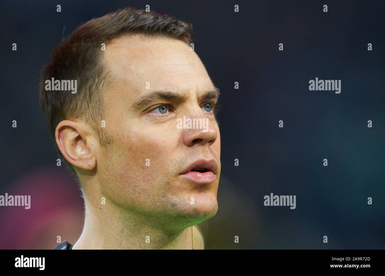 Mönchengladbach, Germany. 16th Nov 2019. EURO QUALI 2020, Germany-Belarus, Mönchengladbach Nov 16, 2019. Manuel NEUER, DFB 1 goalkeeper, half-size, portrait, GERMANY - BELARUS 4-0 Important: DFB regulations prohibit any use of photographs as image sequences and/or quasi-video. Qualification for European Championships, EM Quali, 2020 Season 2019/2020, November 16, 2019 in Mönchengladbach, Germany. Credit: Peter Schatz/Alamy Live News Stock Photo