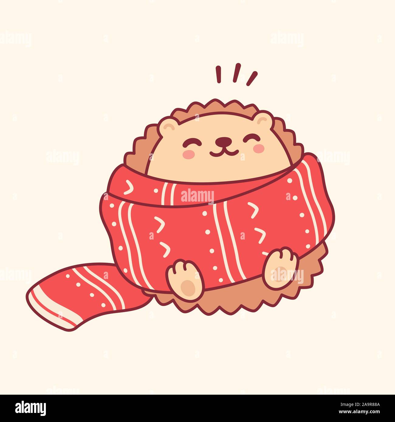 cute hedgehog drawing