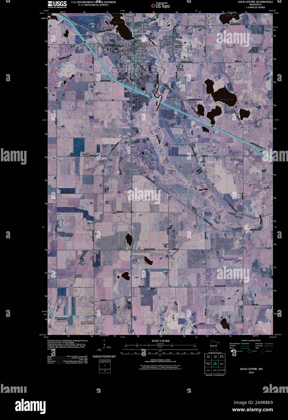 Sauk centre map hires stock photography and images Alamy