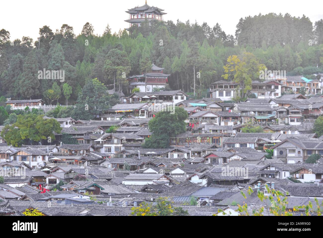 Lijiang Ancient Town, Historical Landmark in Yunnan, China Stock Photo